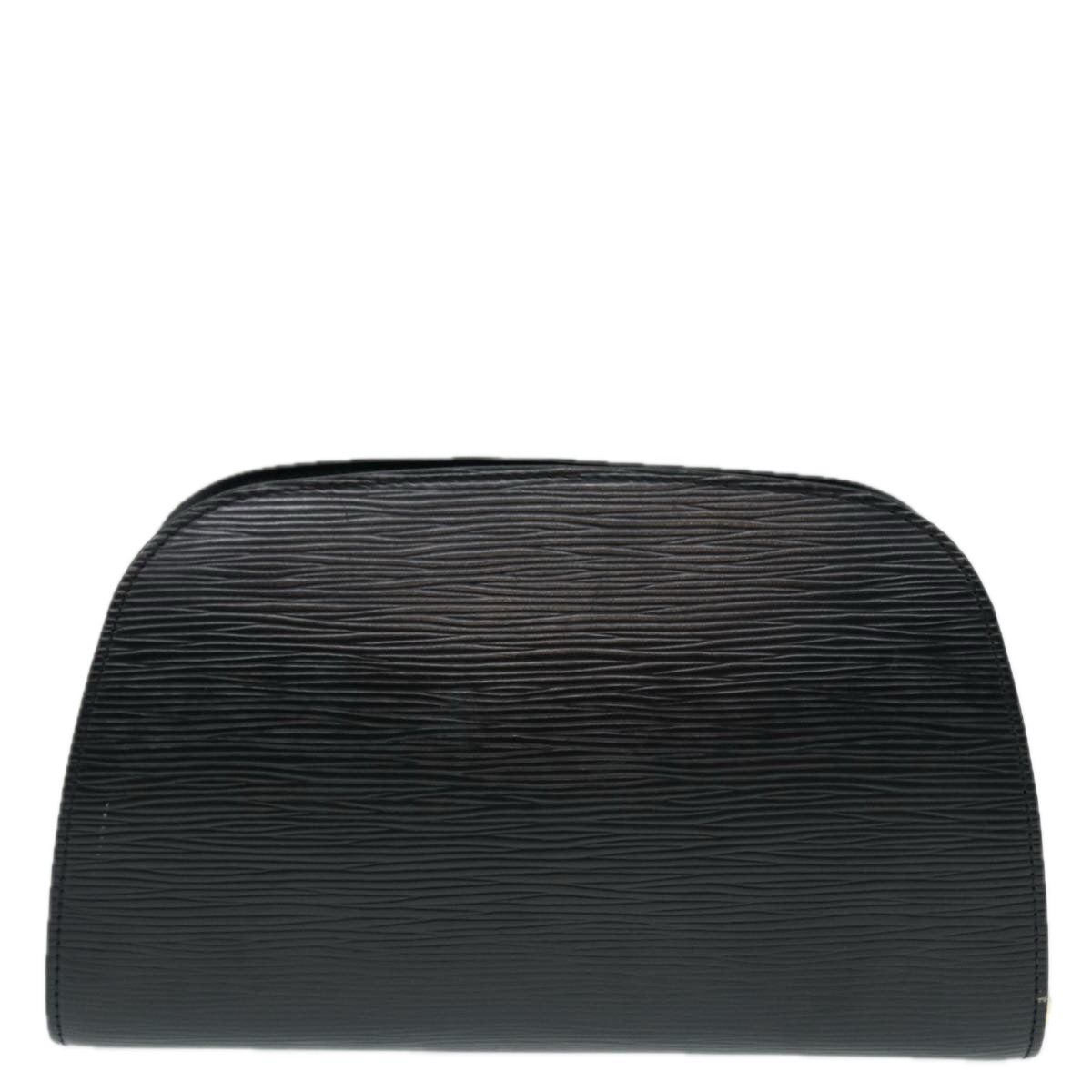 LOUIS VUITTON Epi Dauphine MM Pouch Black M48452 LV 87789