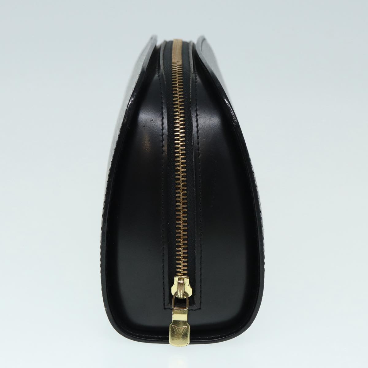 LOUIS VUITTON Epi Dauphine MM Pouch Black M48452 LV 87789