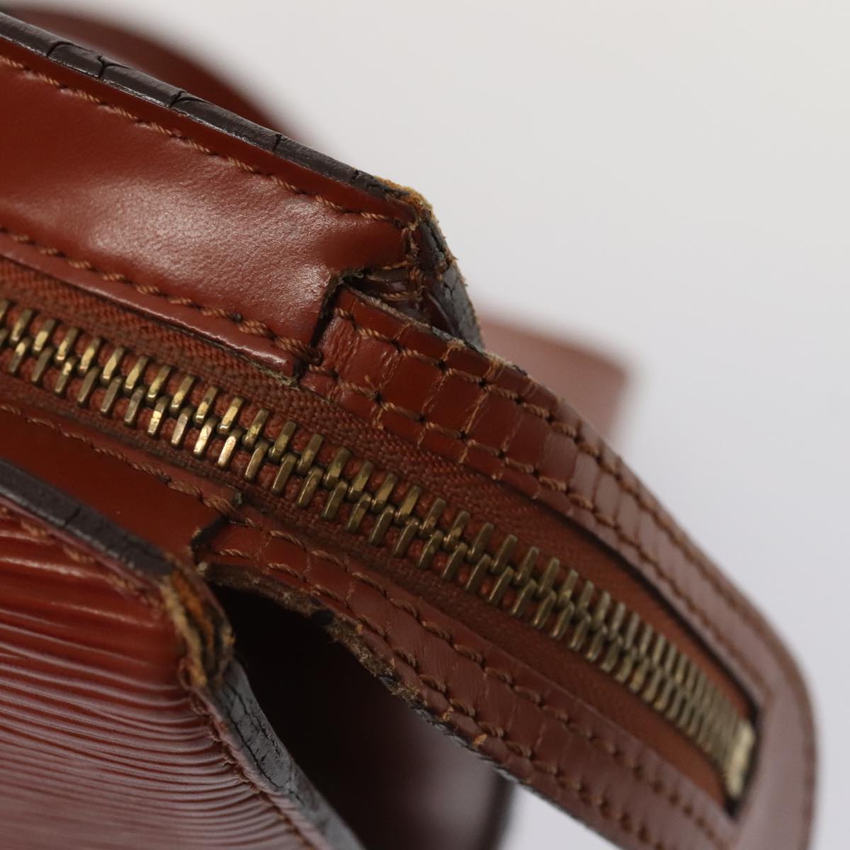 LOUIS VUITTON Epi Saint Jacques Shopping Shoulder Bag Brown M52263 87790