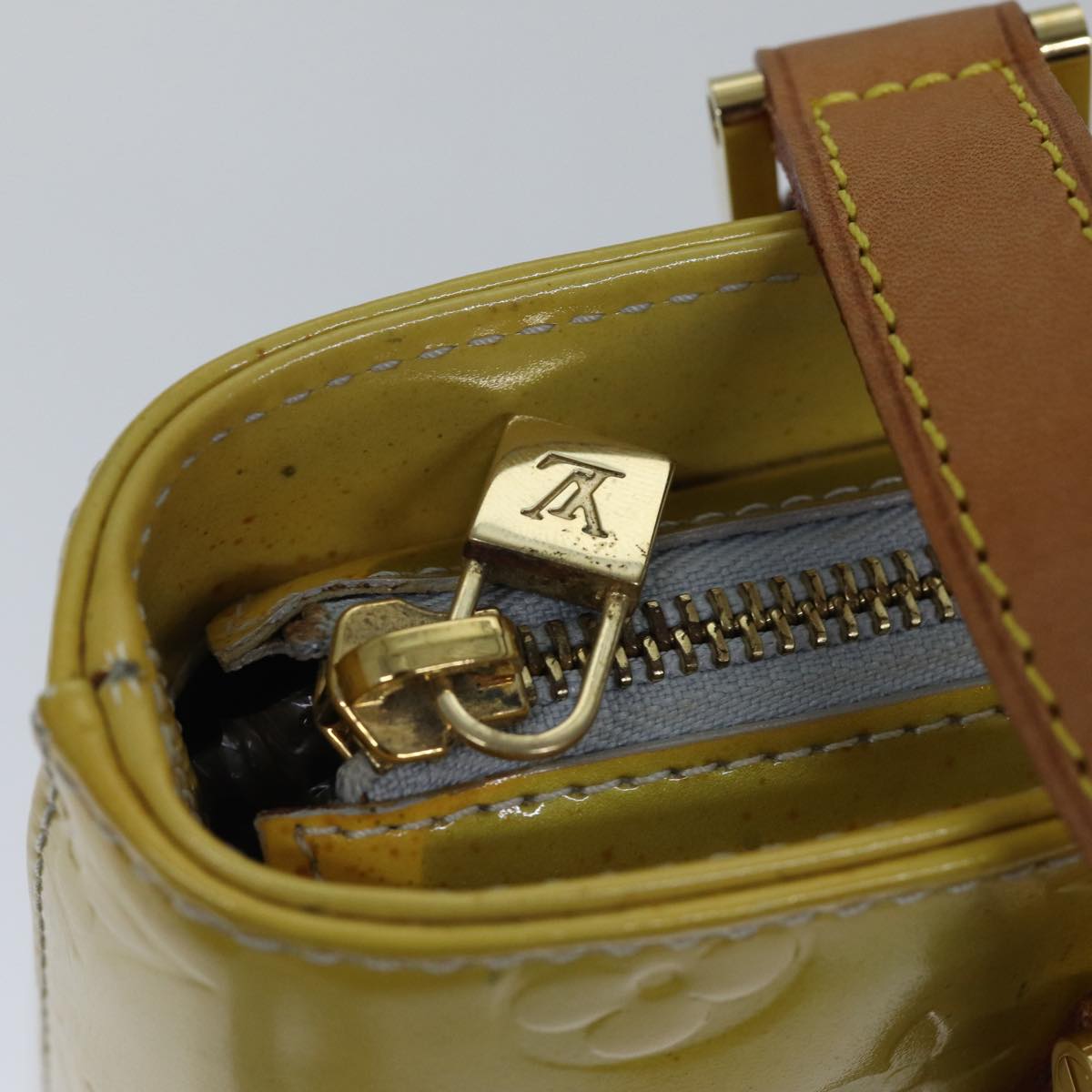 LOUIS VUITTON Monogram Vernis Houston Hand Bag Gris M91053 LV 87791