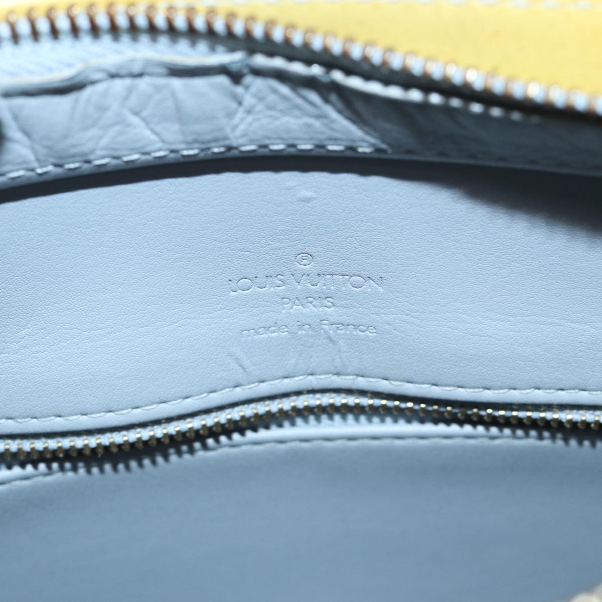 LOUIS VUITTON Monogram Vernis Houston Hand Bag Gris M91053 LV 87791