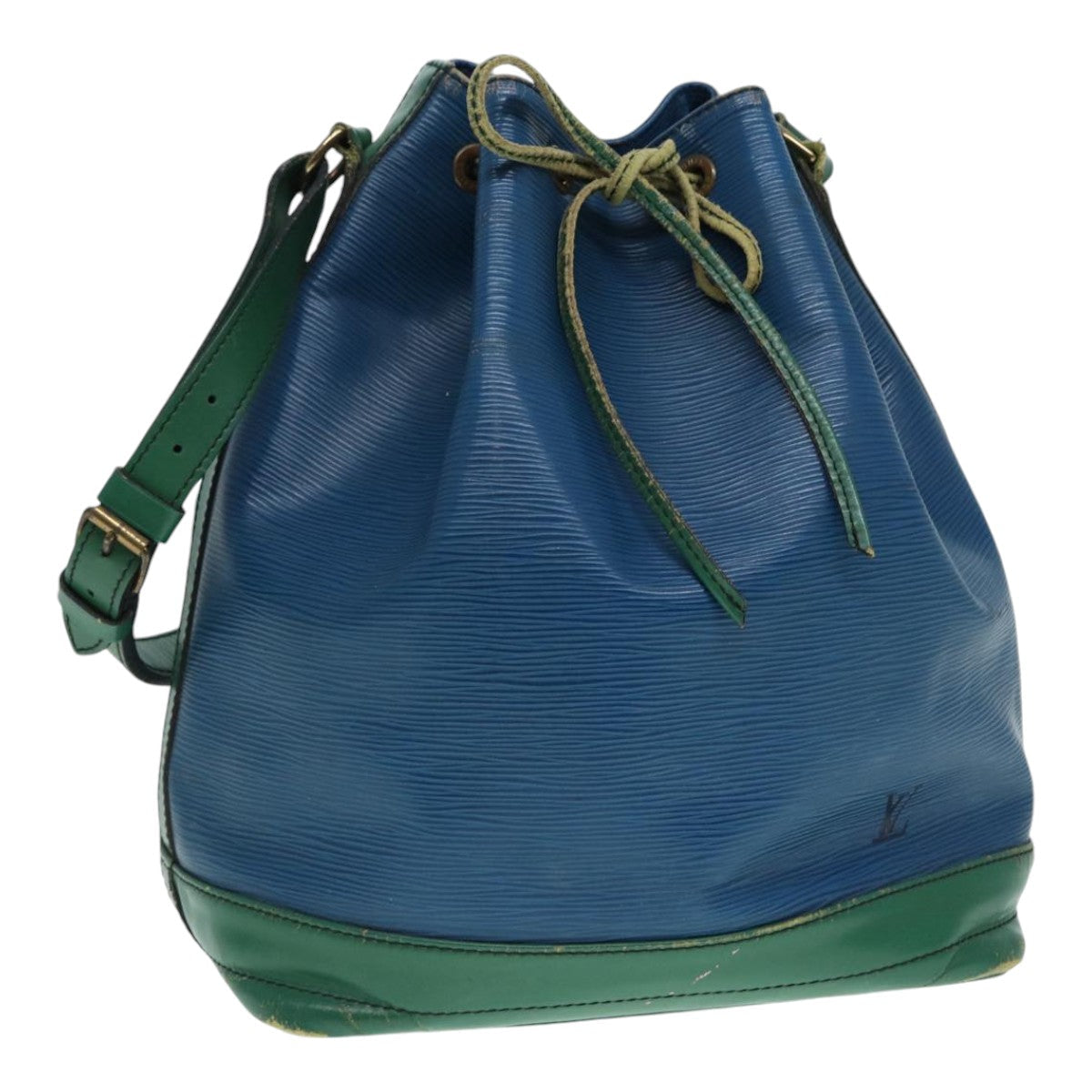 LOUIS VUITTON Epi Noe Shoulder Bag Bicolor Green Blue M44044 LV 87792
