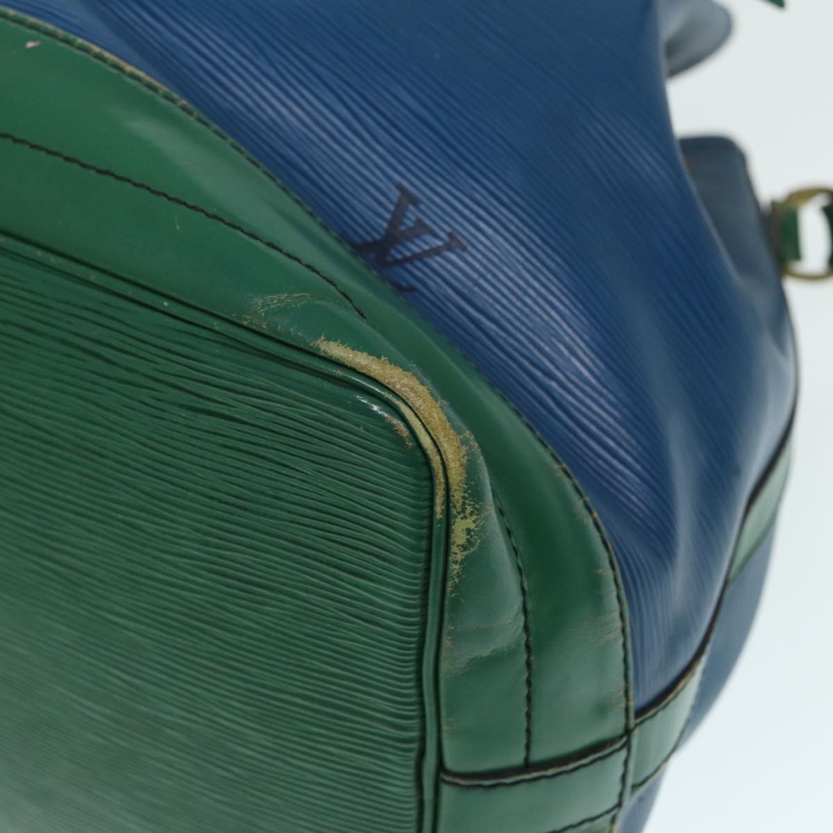 LOUIS VUITTON Epi Noe Shoulder Bag Bicolor Green Blue M44044 LV 87792