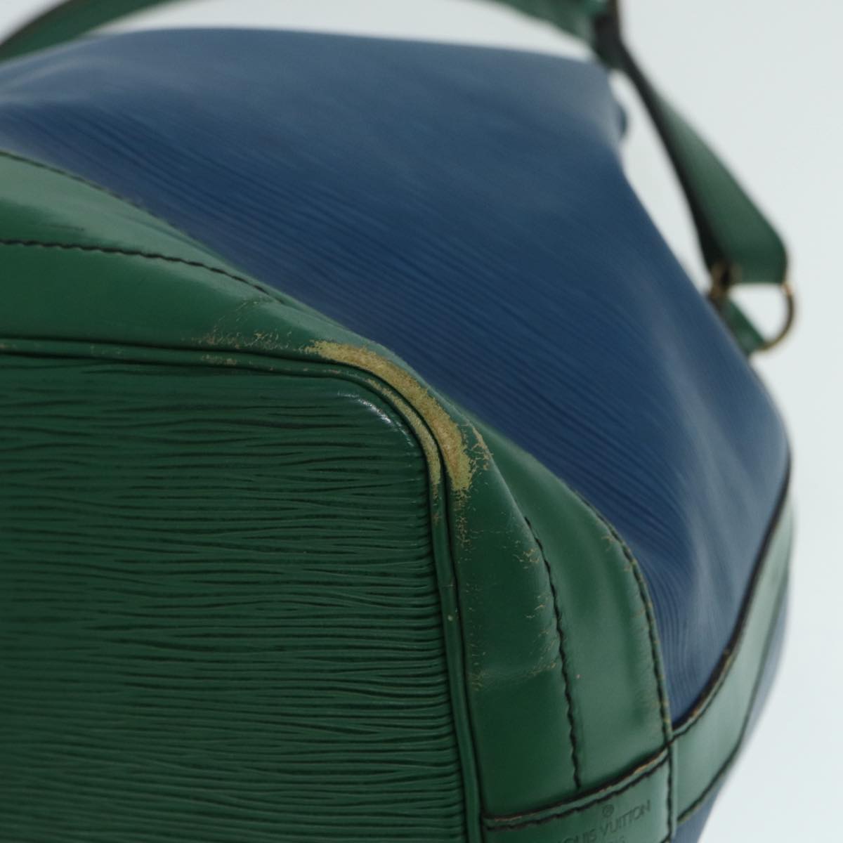 LOUIS VUITTON Epi Noe Shoulder Bag Bicolor Green Blue M44044 LV 87792