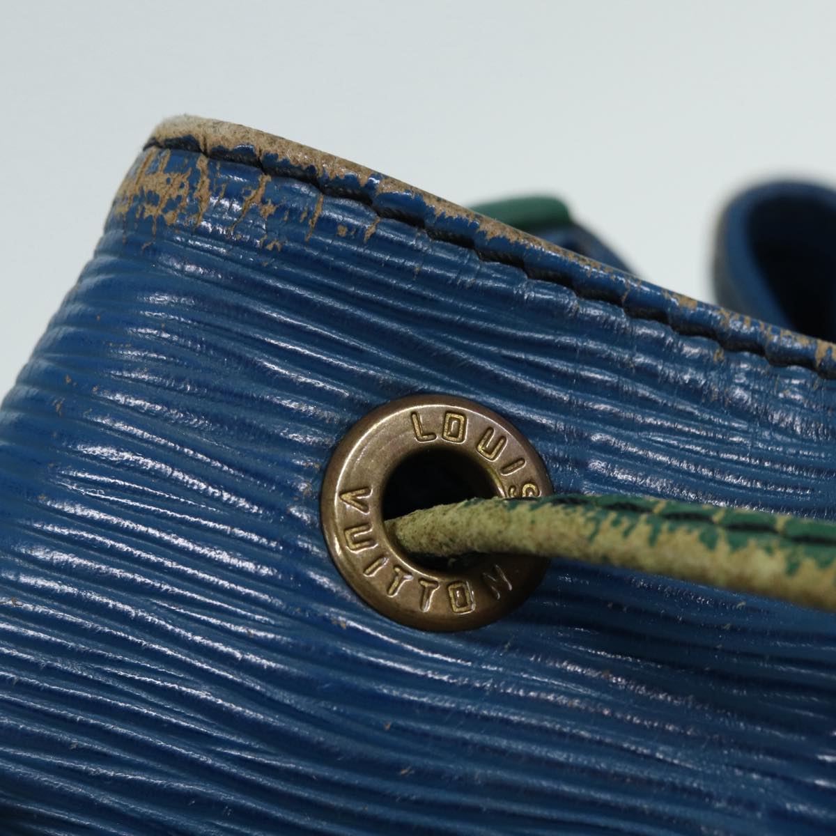 LOUIS VUITTON Epi Noe Shoulder Bag Bicolor Green Blue M44044 LV 87792