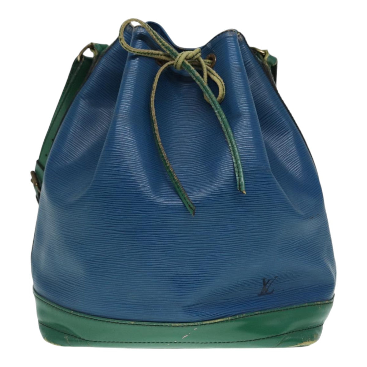 LOUIS VUITTON Epi Noe Shoulder Bag Bicolor Green Blue M44044 LV 87792