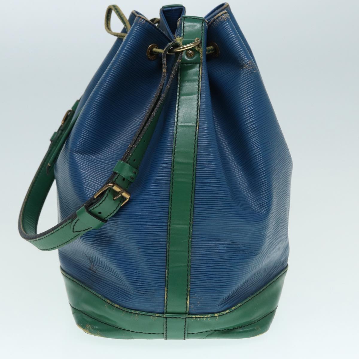 LOUIS VUITTON Epi Noe Shoulder Bag Bicolor Green Blue M44044 LV 87792