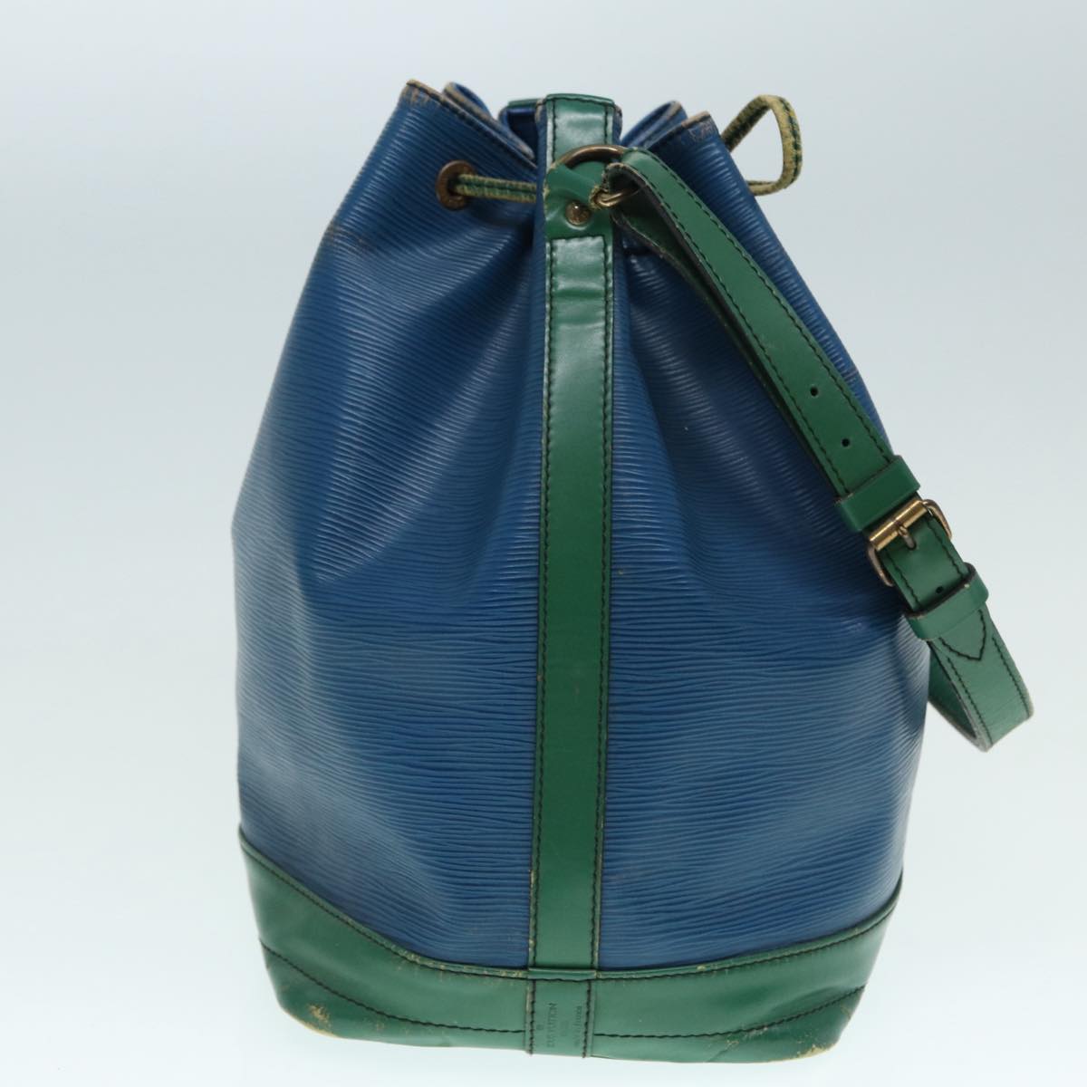 LOUIS VUITTON Epi Noe Shoulder Bag Bicolor Green Blue M44044 LV 87792