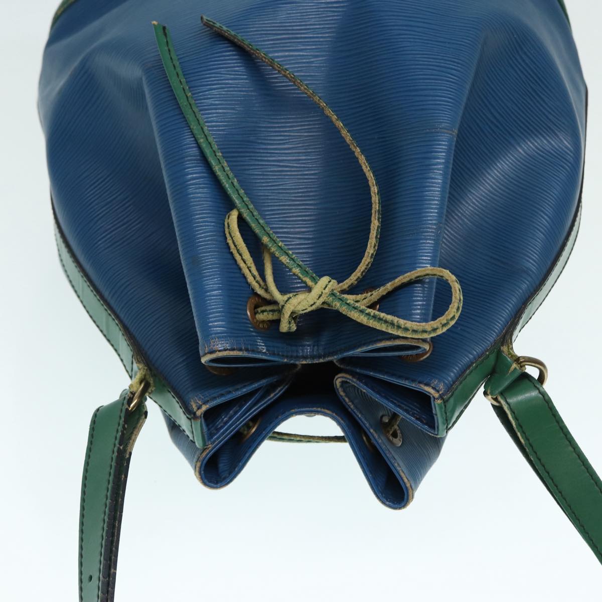 LOUIS VUITTON Epi Noe Shoulder Bag Bicolor Green Blue M44044 LV 87792