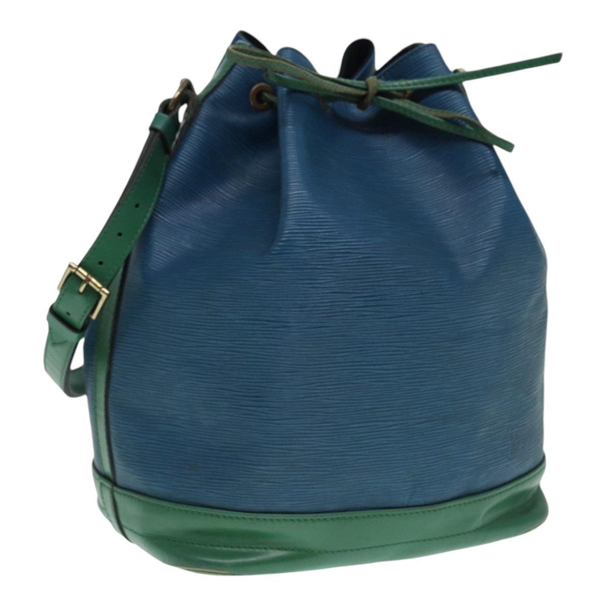 LOUIS VUITTON Epi Noe Shoulder Bag Bicolor Green Blue M44044 LV 87795