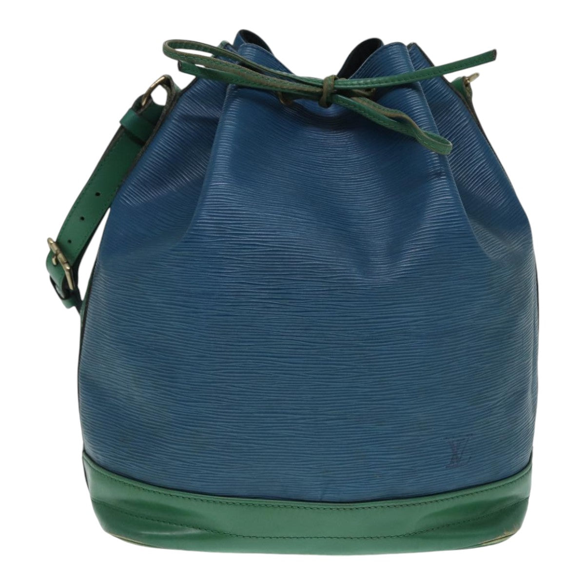 LOUIS VUITTON Epi Noe Shoulder Bag Bicolor Green Blue M44044 LV 87795