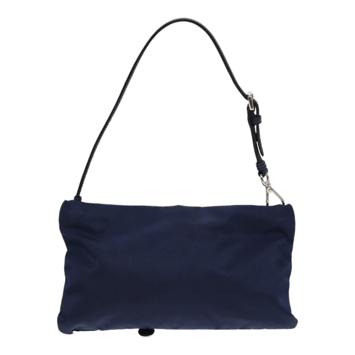 Luxury Prada Hand Pouch Nylon Navy  87814