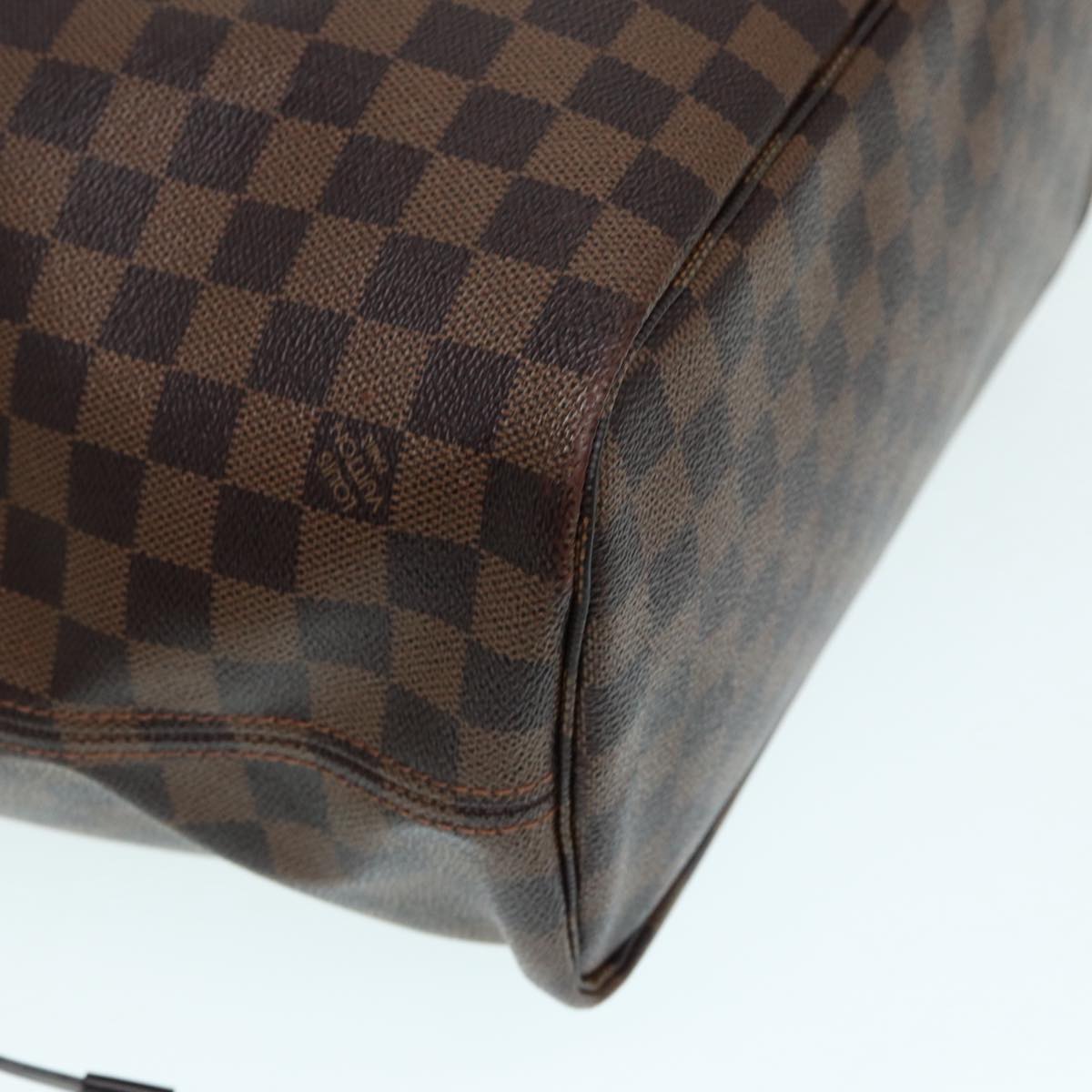 LOUIS VUITTON Damier Ebene Neverfull MM Tote Bag N51105 LV 87833