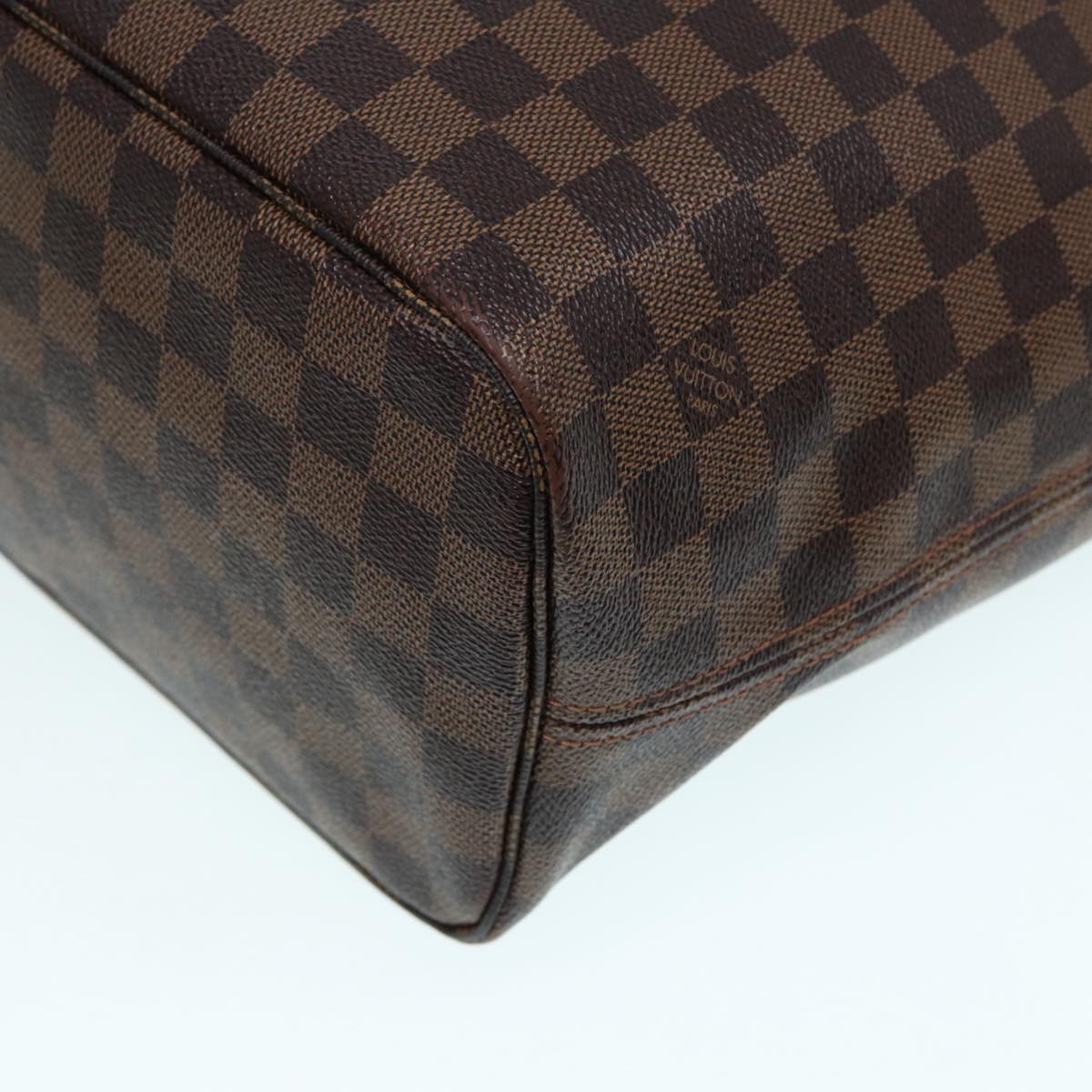 LOUIS VUITTON Damier Ebene Neverfull MM Tote Bag N51105 LV 87833