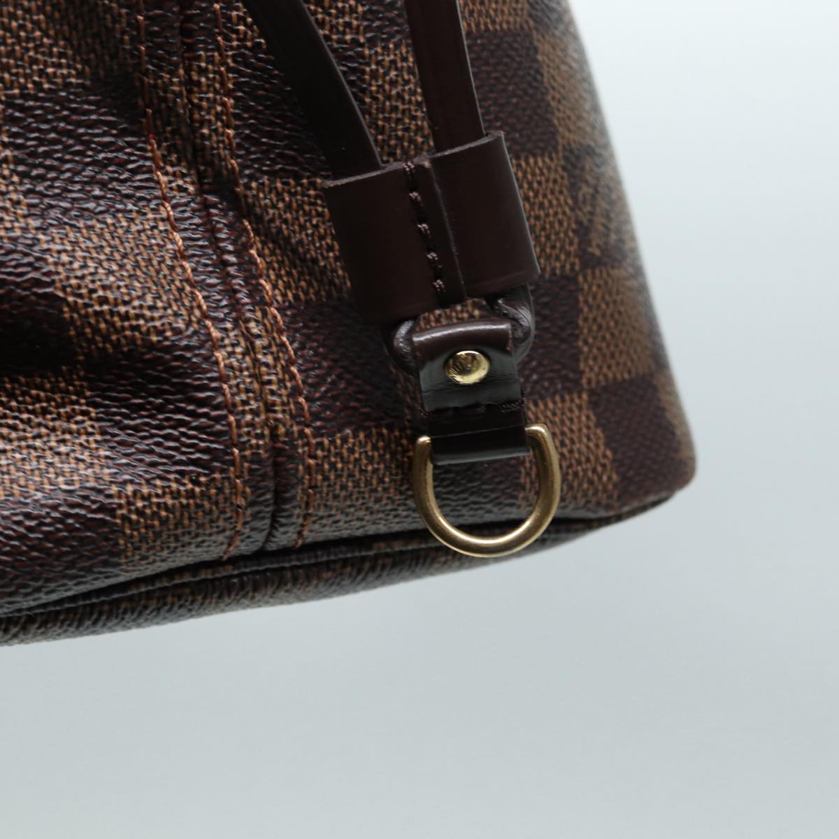 LOUIS VUITTON Damier Ebene Neverfull MM Tote Bag N51105 LV 87833