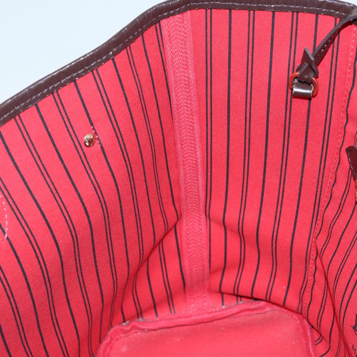 LOUIS VUITTON Damier Ebene Neverfull MM Tote Bag N51105 LV 87833