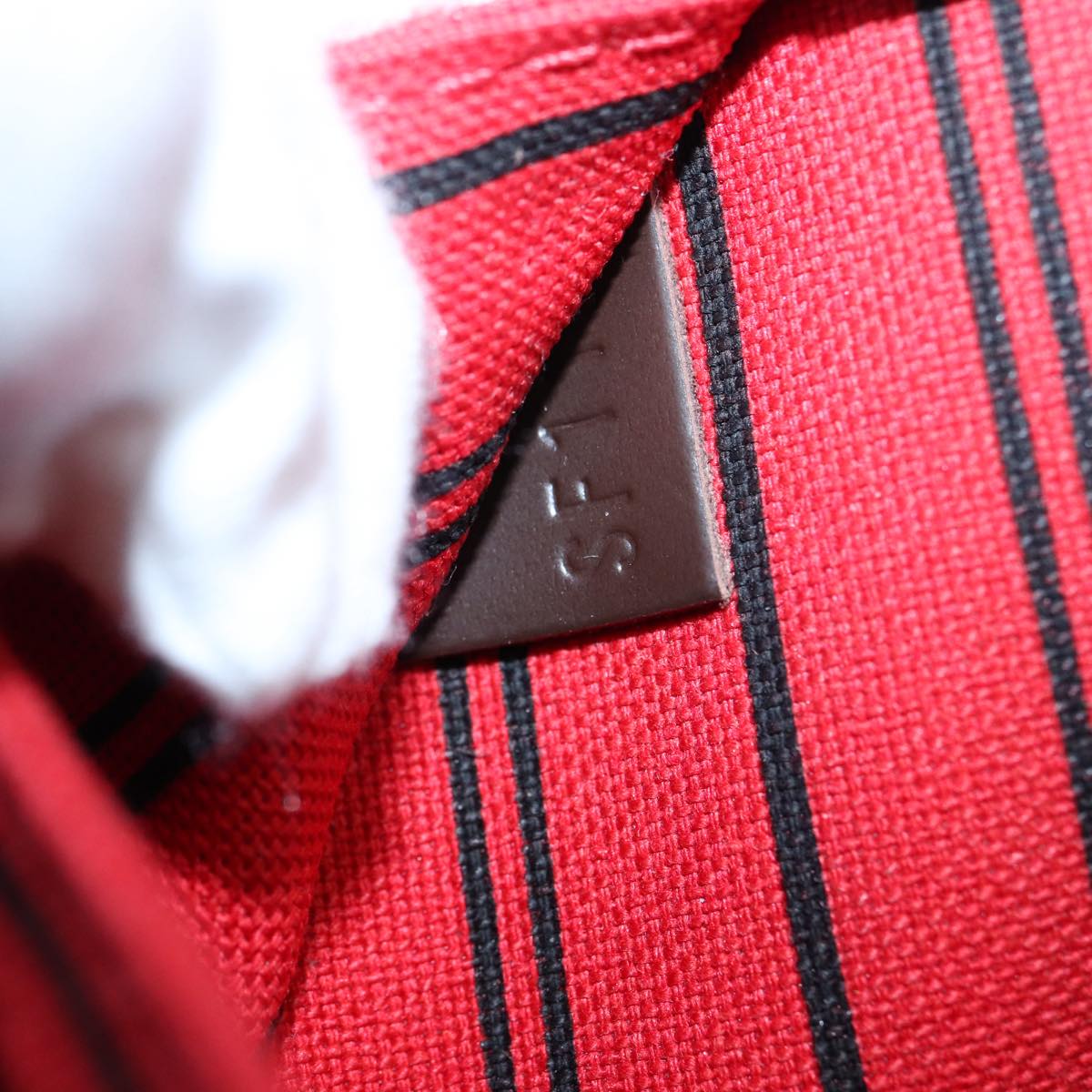 LOUIS VUITTON Damier Ebene Neverfull MM Tote Bag N51105 LV 87833