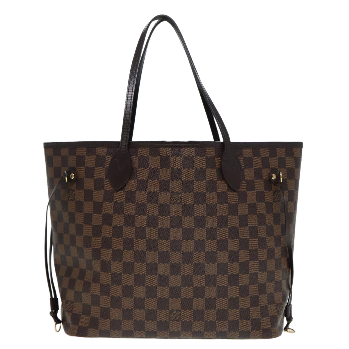 LOUIS VUITTON Damier Ebene Neverfull MM Tote Bag N51105 LV 87833