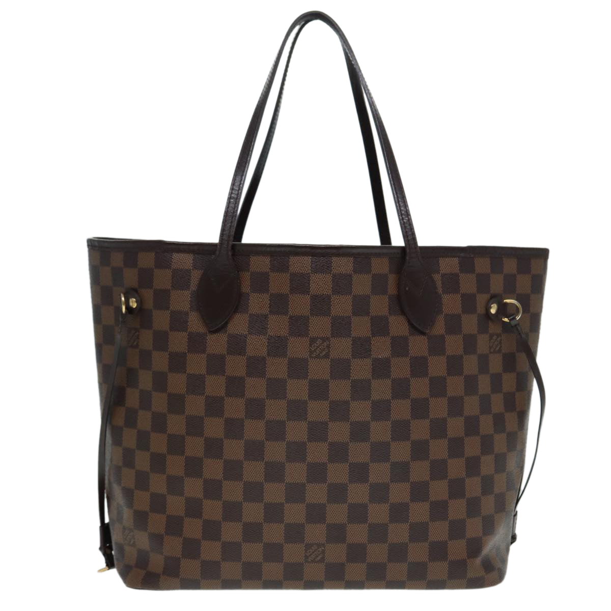 LOUIS VUITTON Damier Ebene Neverfull MM Tote Bag N51105 LV 87833