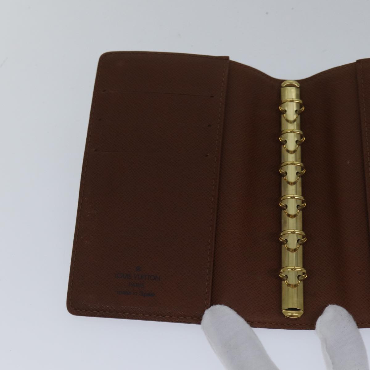 LOUIS VUITTON Monogram Agenda PM Day Planner Cover R20005 LV 87842