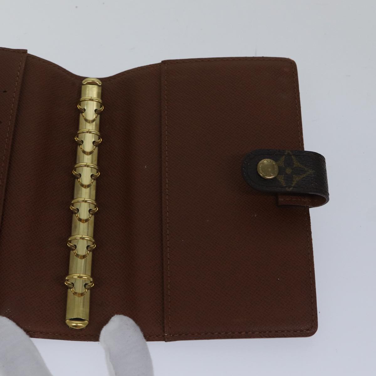 LOUIS VUITTON Monogram Agenda PM Day Planner Cover R20005 LV 87842