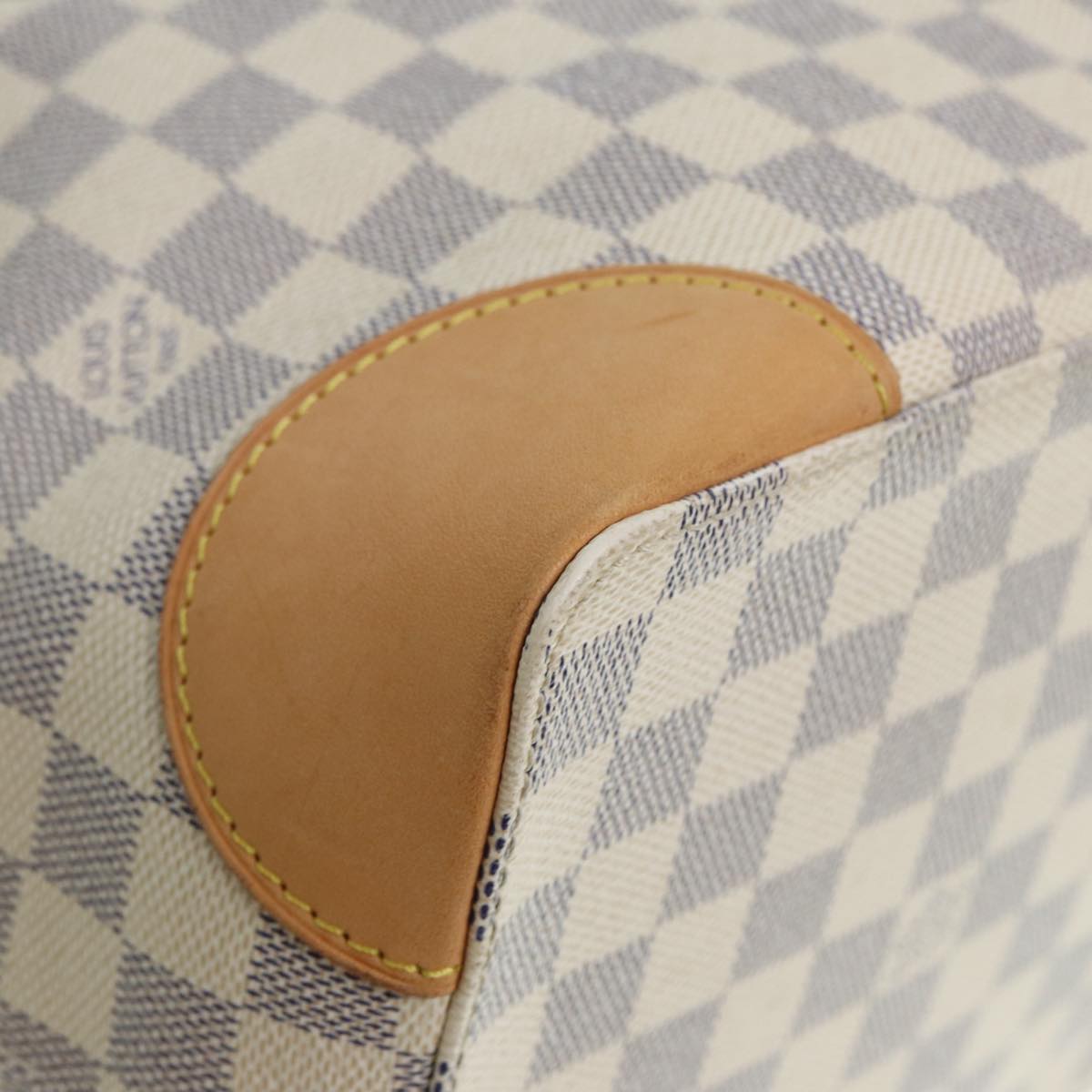 LOUIS VUITTON Damier Azur Hampstead MM Tote Bag N51206 LV 87843