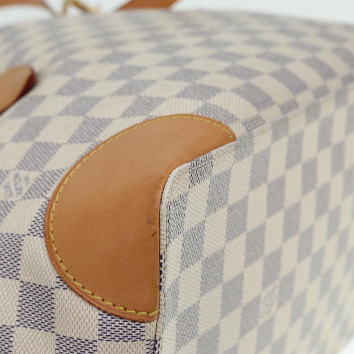 LOUIS VUITTON Damier Azur Hampstead MM Tote Bag N51206 LV 87843
