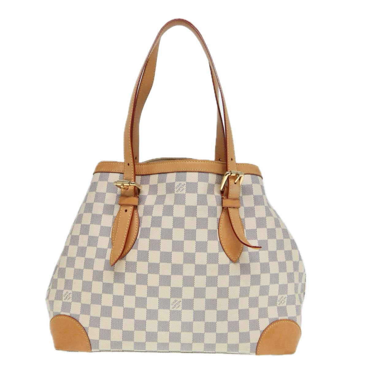 LOUIS VUITTON Damier Azur Hampstead MM Tote Bag N51206 LV 87843