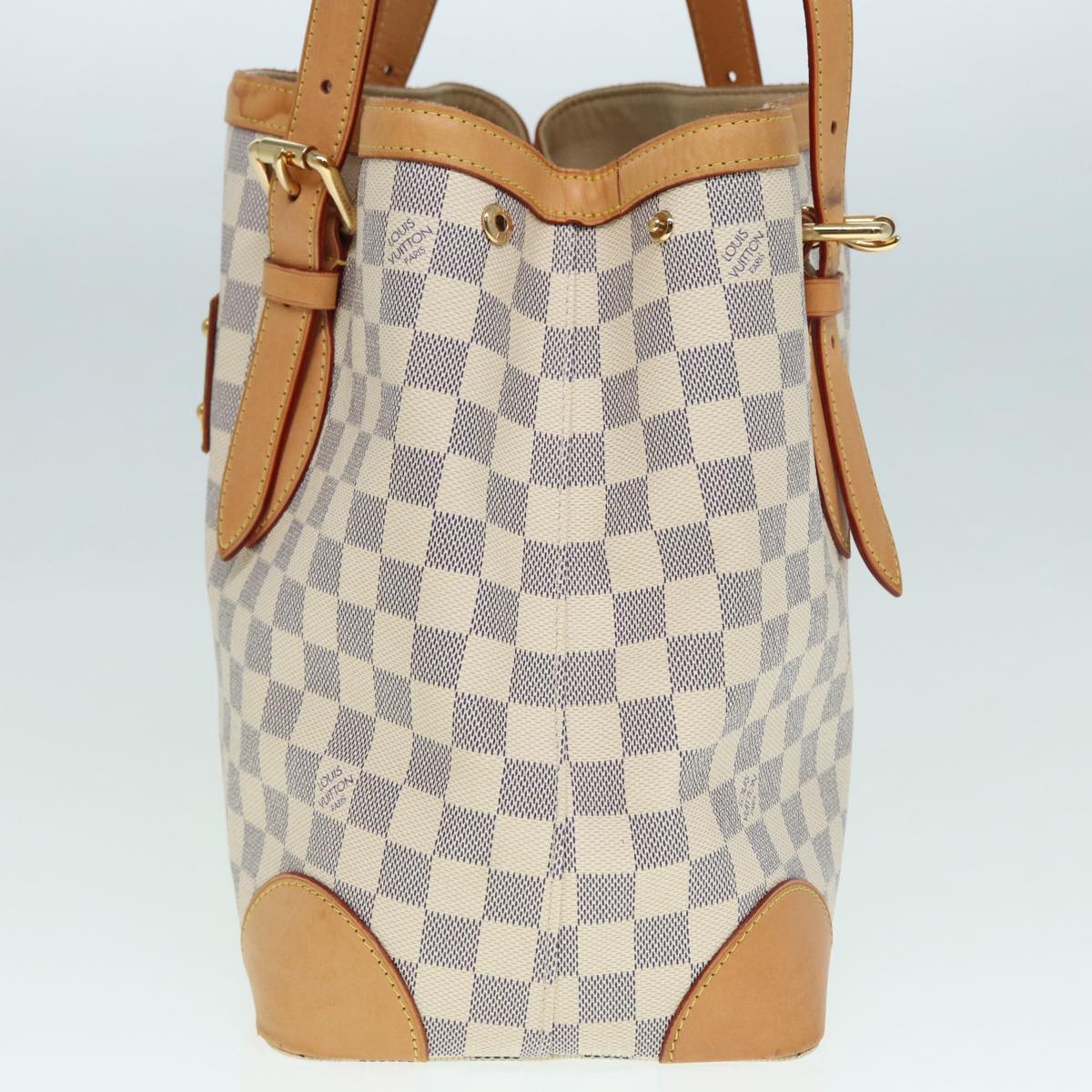 LOUIS VUITTON Damier Azur Hampstead MM Tote Bag N51206 LV 87843