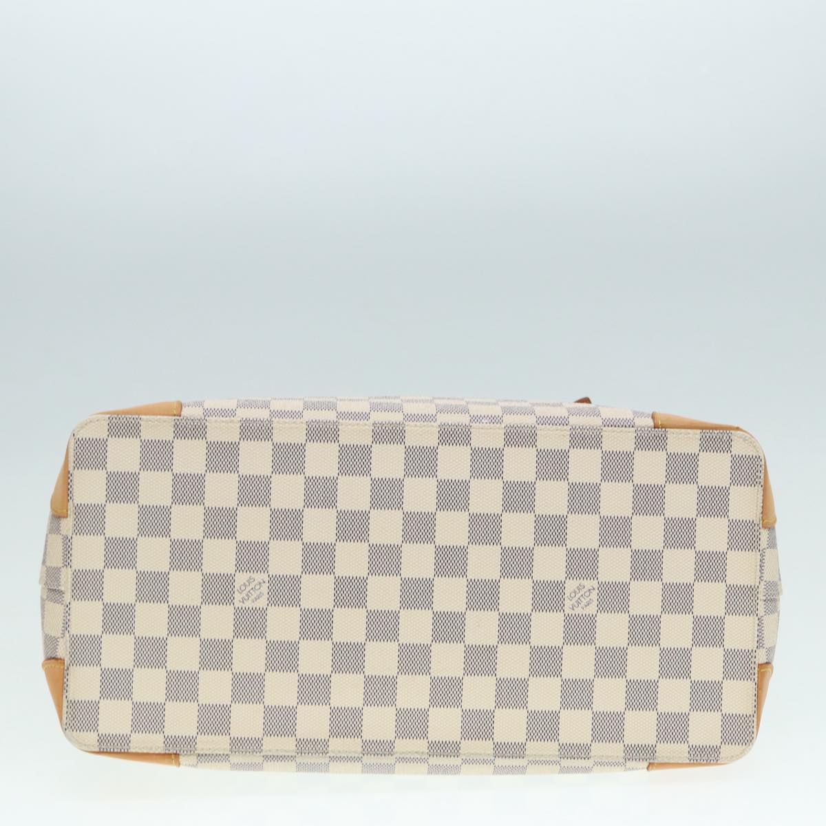 LOUIS VUITTON Damier Azur Hampstead MM Tote Bag N51206 LV 87843