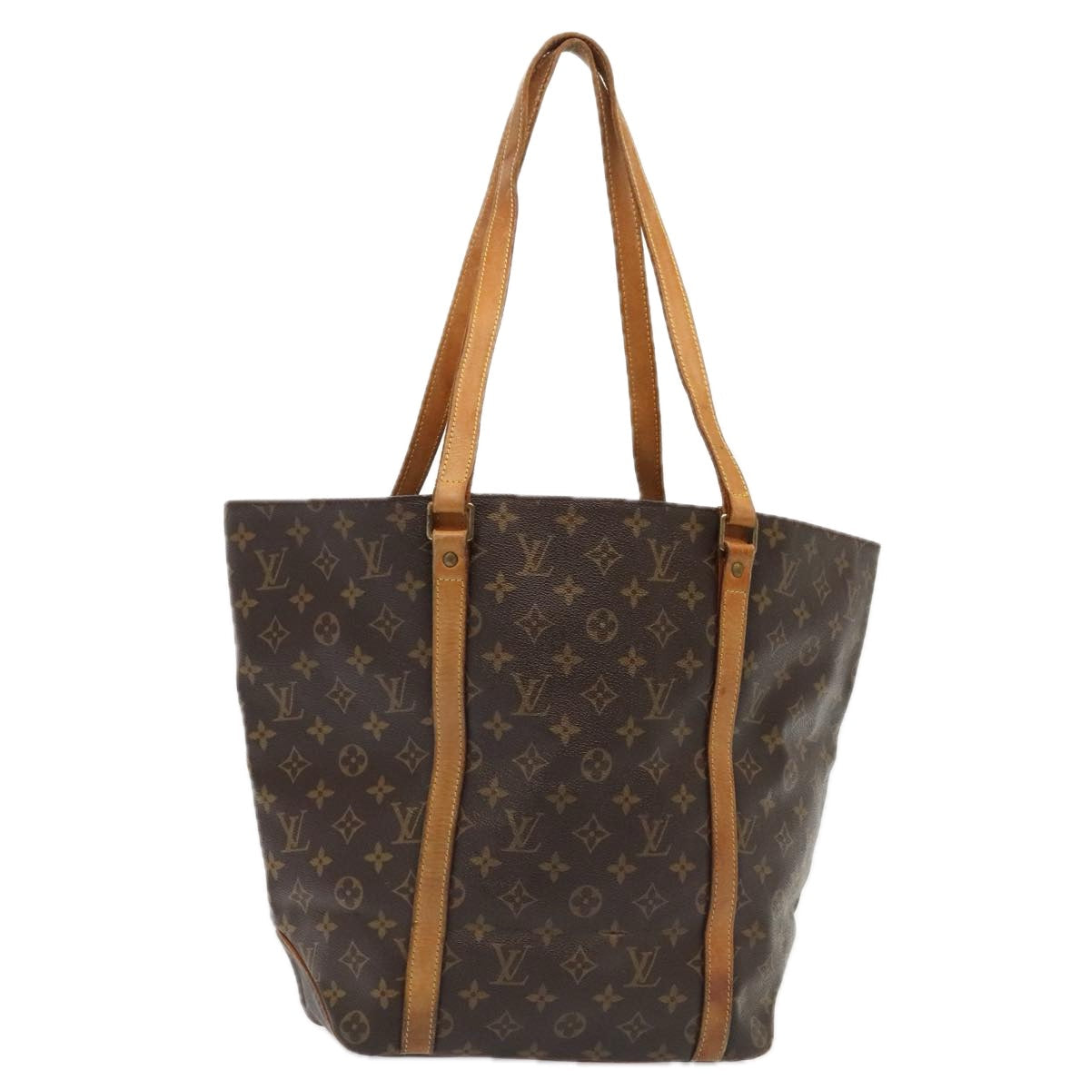 LOUIS VUITTON Monogram Sac Shopping Tote Bag M51108 LV 87844