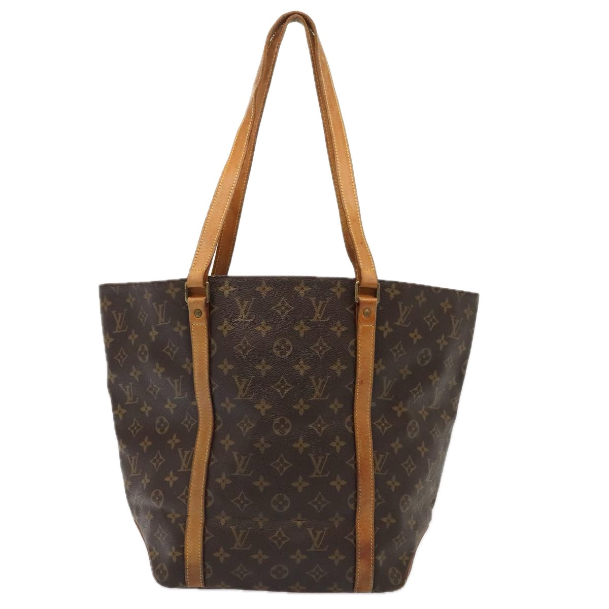 LOUIS VUITTON Monogram Sac Shopping Tote Bag M51108 LV 87844