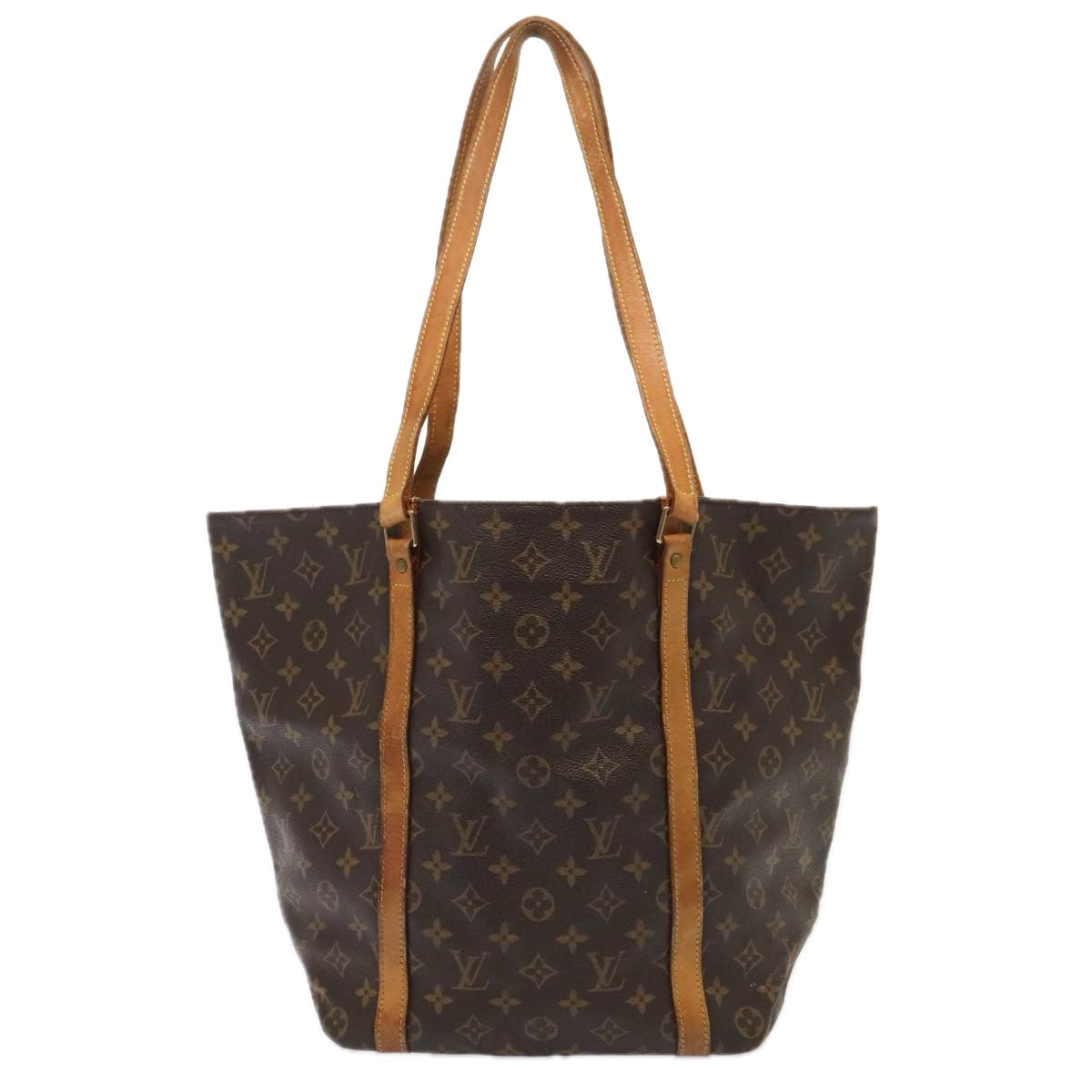 LOUIS VUITTON Monogram Sac Shopping Tote Bag M51108 LV 87844