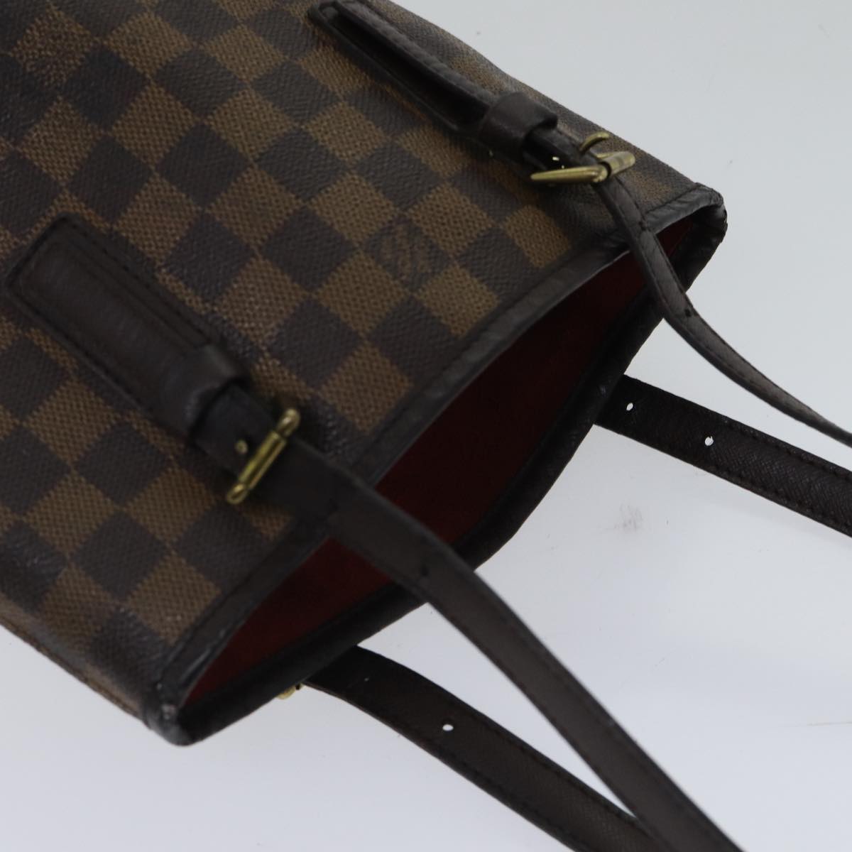 LOUIS VUITTON Damier Ebene Marais Shoulder Bag N42240 LV 87846
