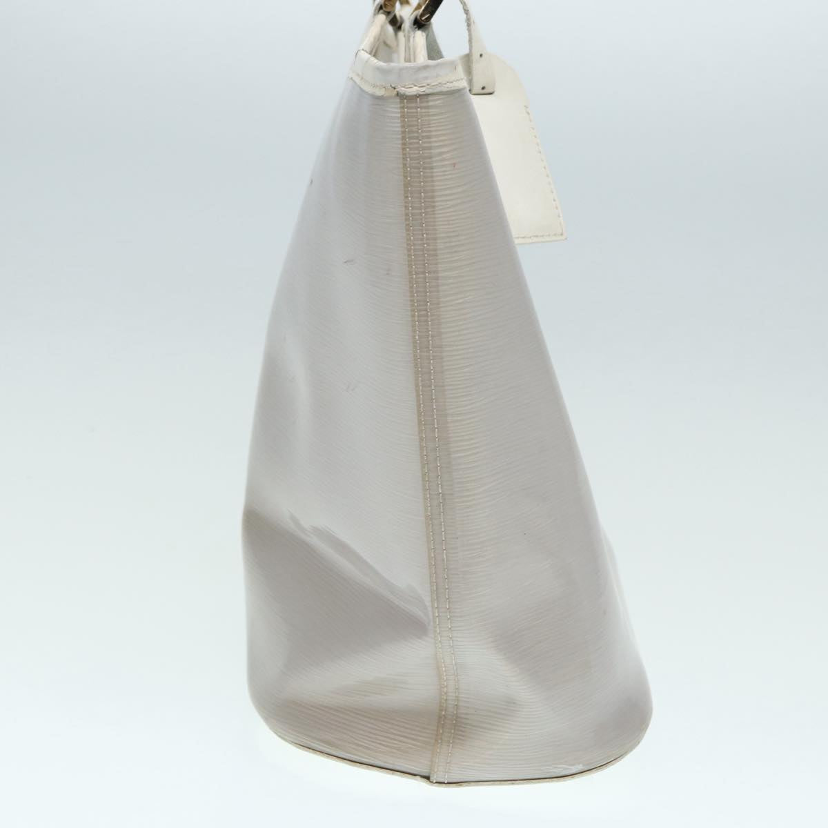 LOUIS VUITTON Epi Plage Lagoon Bay Tote Bag White Clear M92151 LV 87892