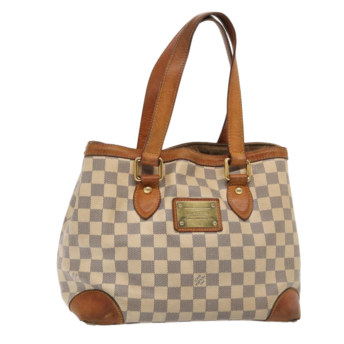 LOUIS VUITTON Damier Azur Hampstead PM Tote Bag N51207 LV 87897