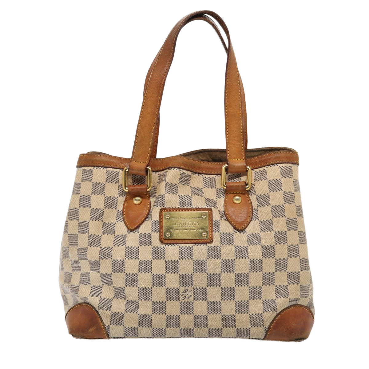 LOUIS VUITTON Damier Azur Hampstead PM Tote Bag N51207 LV 87897