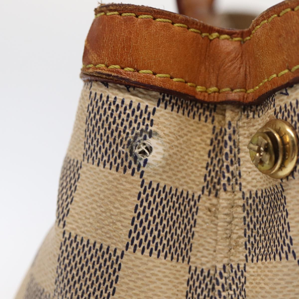 LOUIS VUITTON Damier Azur Hampstead PM Tote Bag N51207 LV 87897