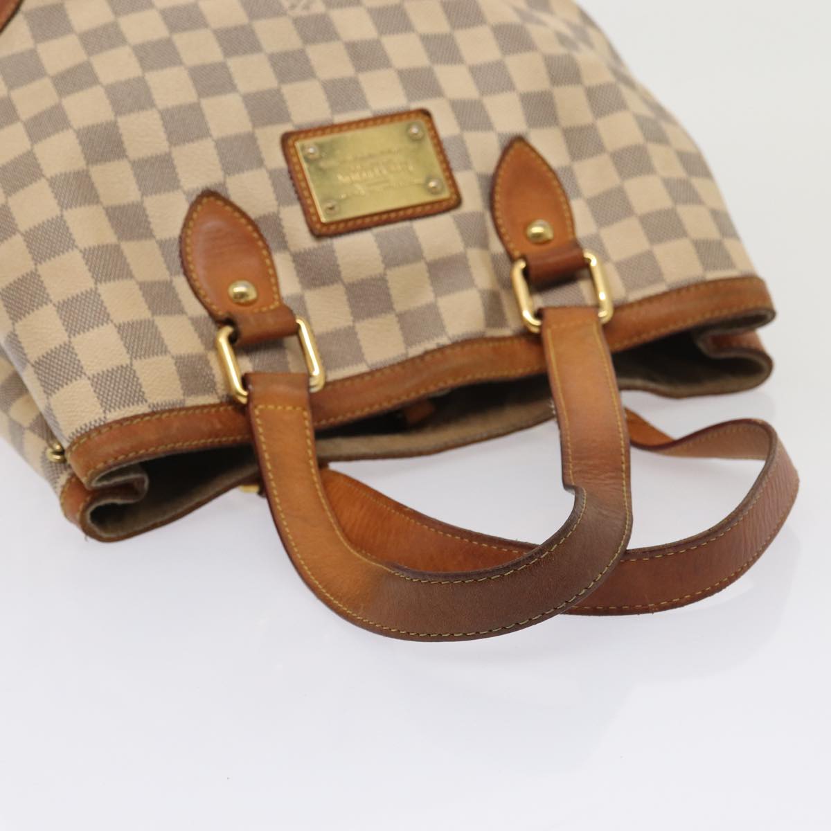 LOUIS VUITTON Damier Azur Hampstead PM Tote Bag N51207 LV 87897