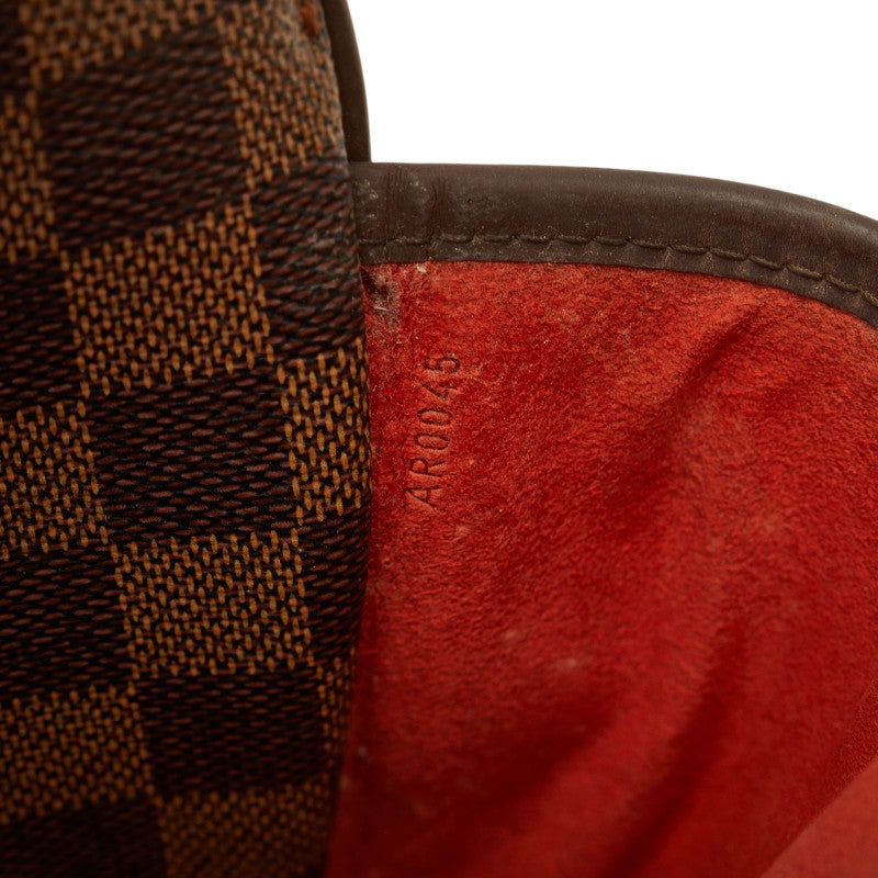 Louis Vuitton Damier Sarria Horizontal Handbag N51282 Eve Brown PVC Leather  Louis Vuitton