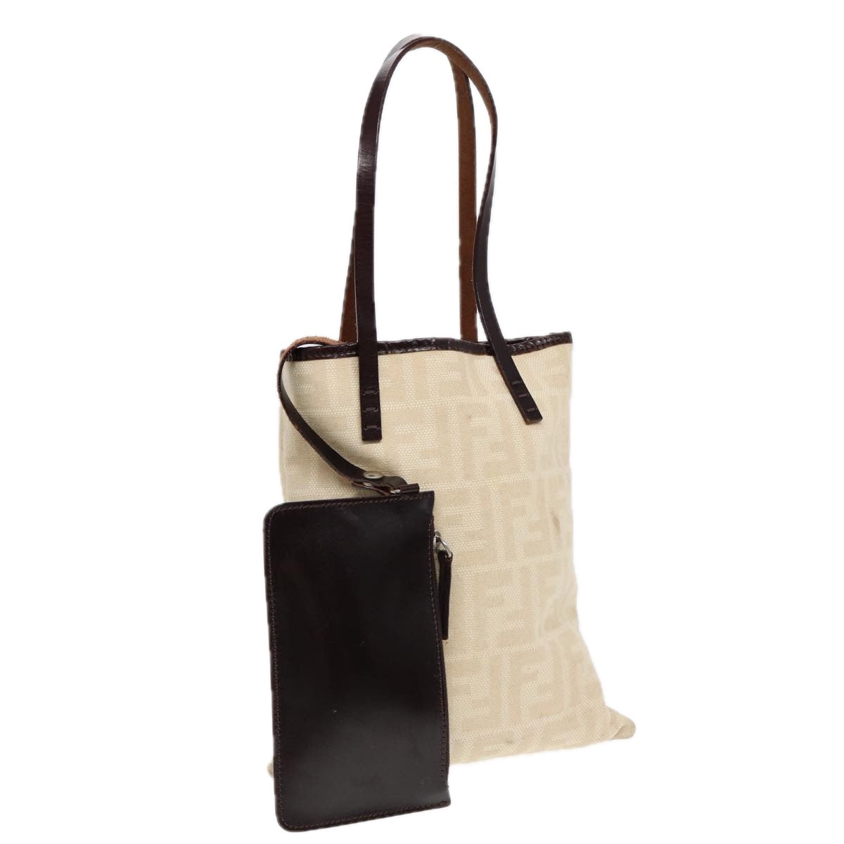 Luxury Fendi Zucca Canvas Hand Bag Beige87916