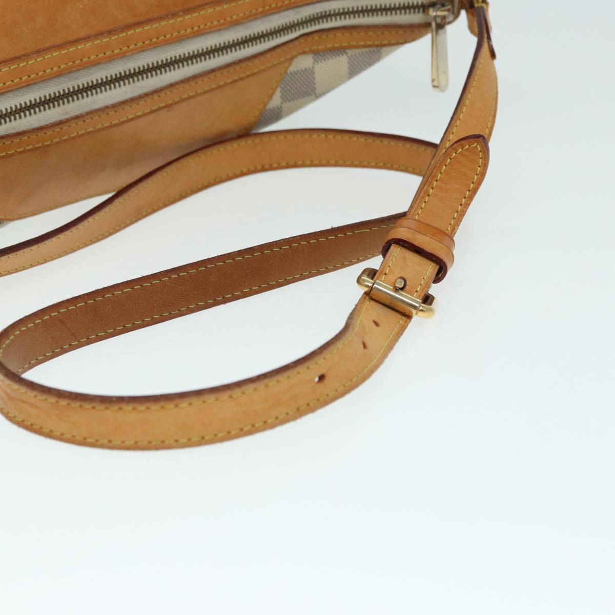 LOUIS VUITTON Damier Azur Siracusa MM Shoulder Bag N41112 LV 87968