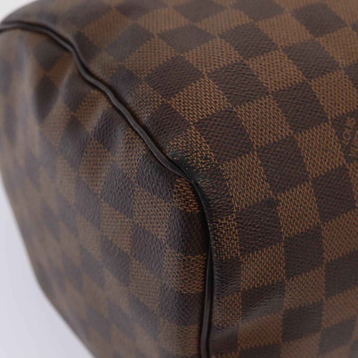 LOUIS VUITTON Damier Ebene Speedy 30 Hand Bag N41364 LV 87973