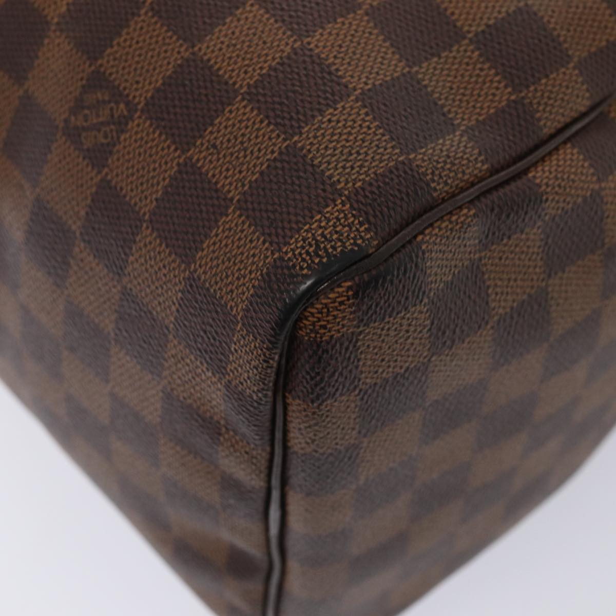 LOUIS VUITTON Damier Ebene Speedy 30 Hand Bag N41364 LV 87973