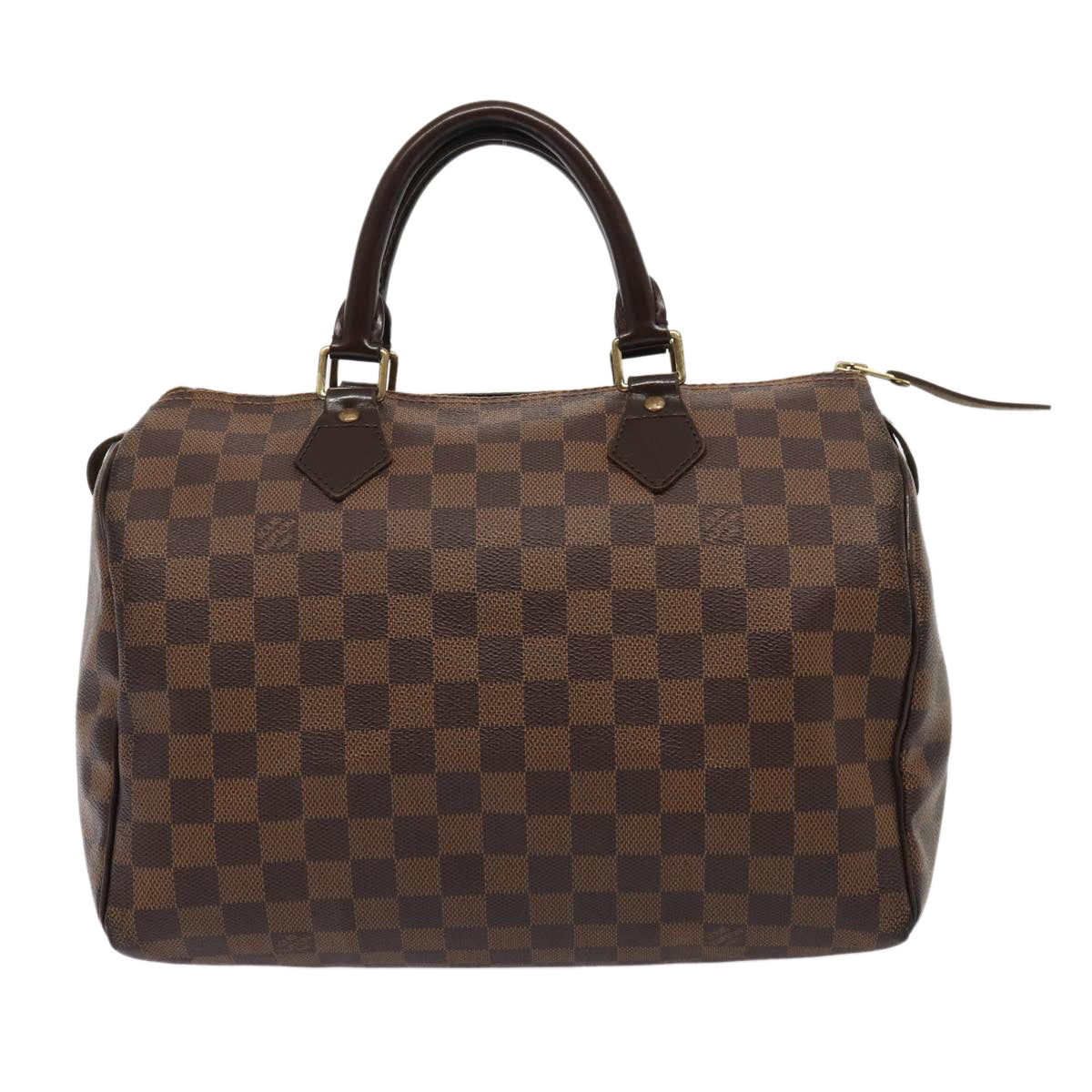 LOUIS VUITTON Damier Ebene Speedy 30 Hand Bag N41364 LV 87973