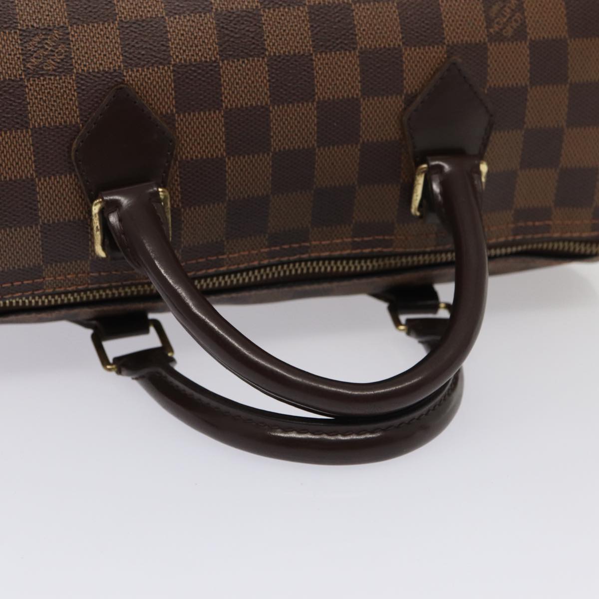 LOUIS VUITTON Damier Ebene Speedy 30 Hand Bag N41364 LV 87973