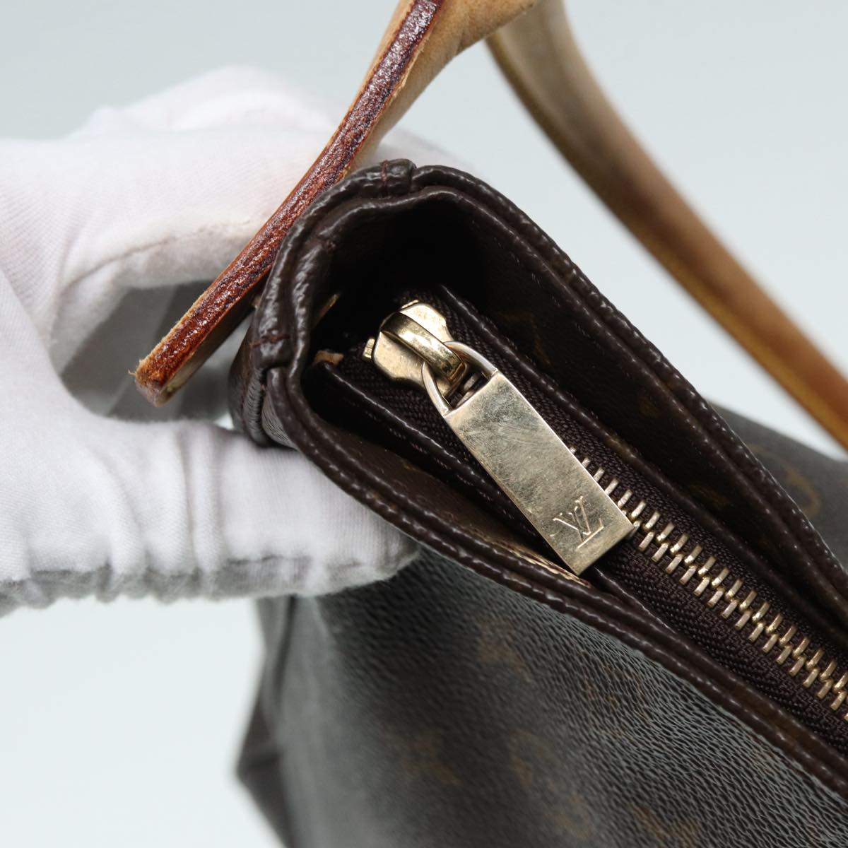 LOUIS VUITTON Monogram Looping GM Shoulder Bag M51145 LV 87981