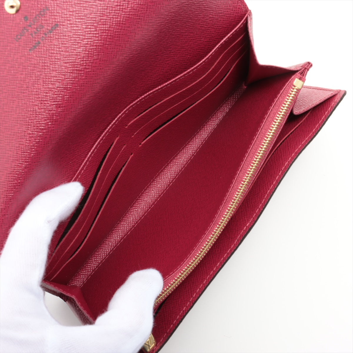 Louis Vuitton Monogram Portfolio Sarah M62234 Fushai Long  Reaction Wallet