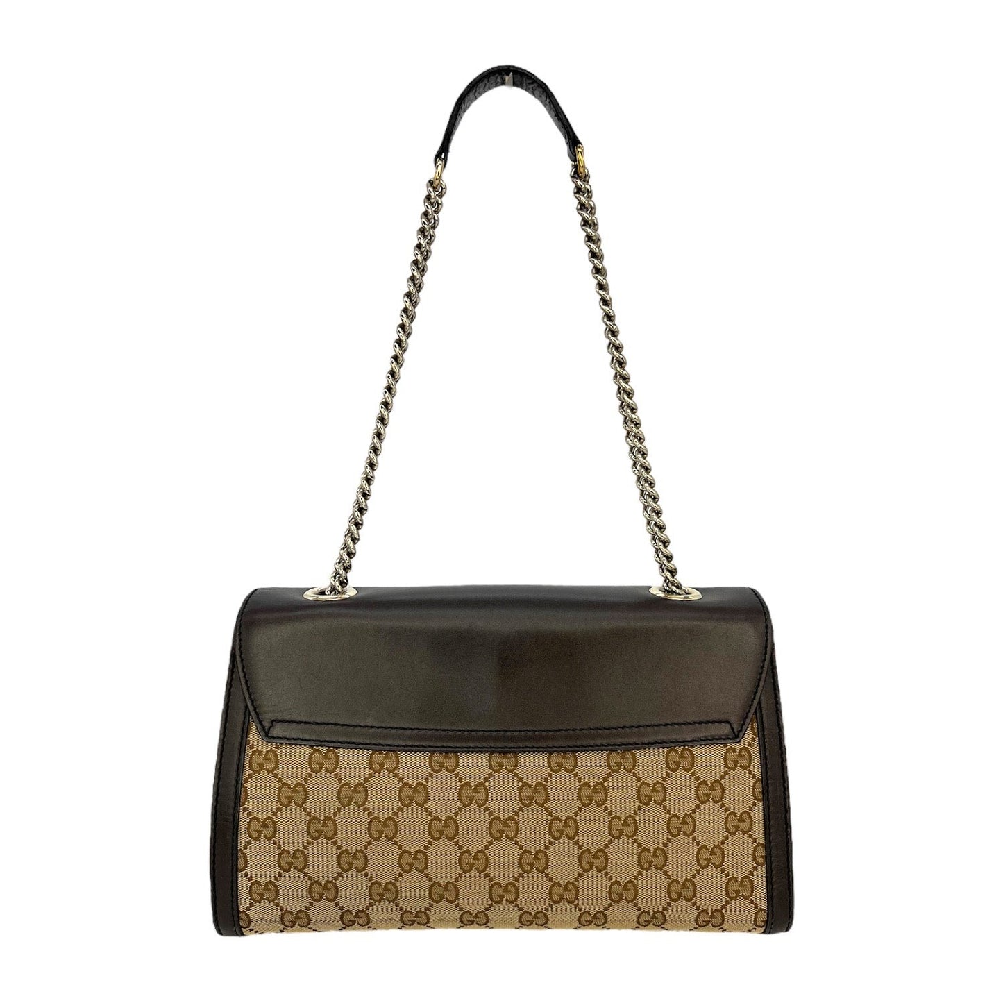 Luxury Gucci GG Supreme Emily Flap Shoulder Bag