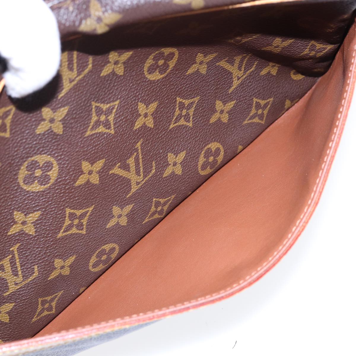 LOUIS VUITTON Monogram Compiegne 28 Clutch Bag M51845 LV 88000